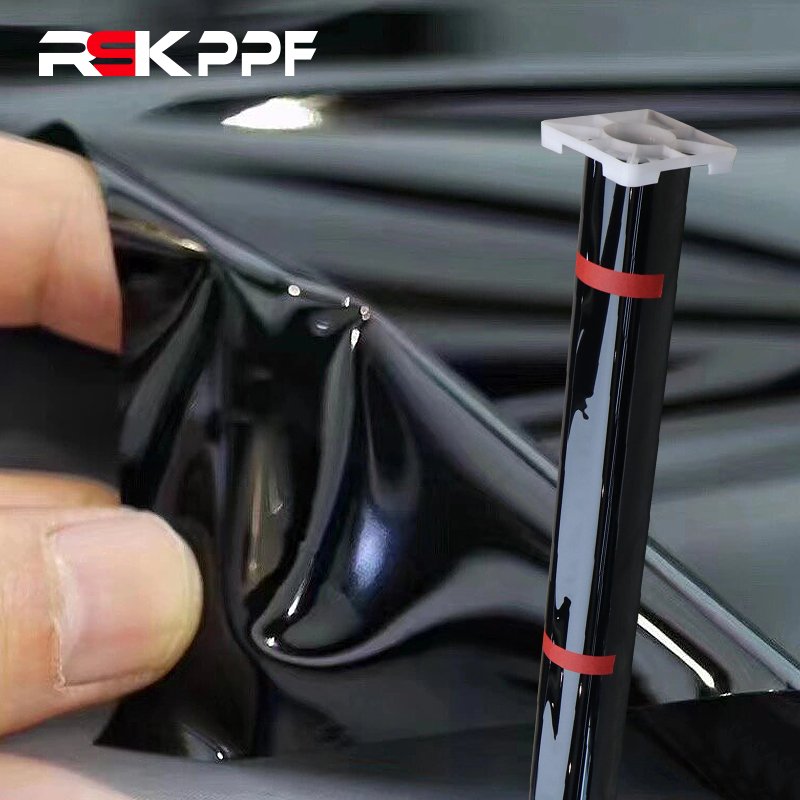 High Quality Super Glossy Black TPU PPF Anti Scratch 1.52*15m Paint Protection Film Self Healing Black Car Films