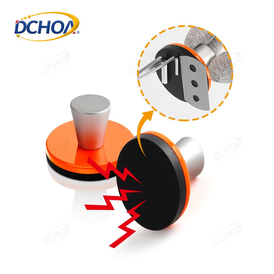 DCHOA 45mm Car Wrapping Gripper Aluminum Handle Magnet Holder for Sign Vinyl Car Wrapping Window Tint Locater