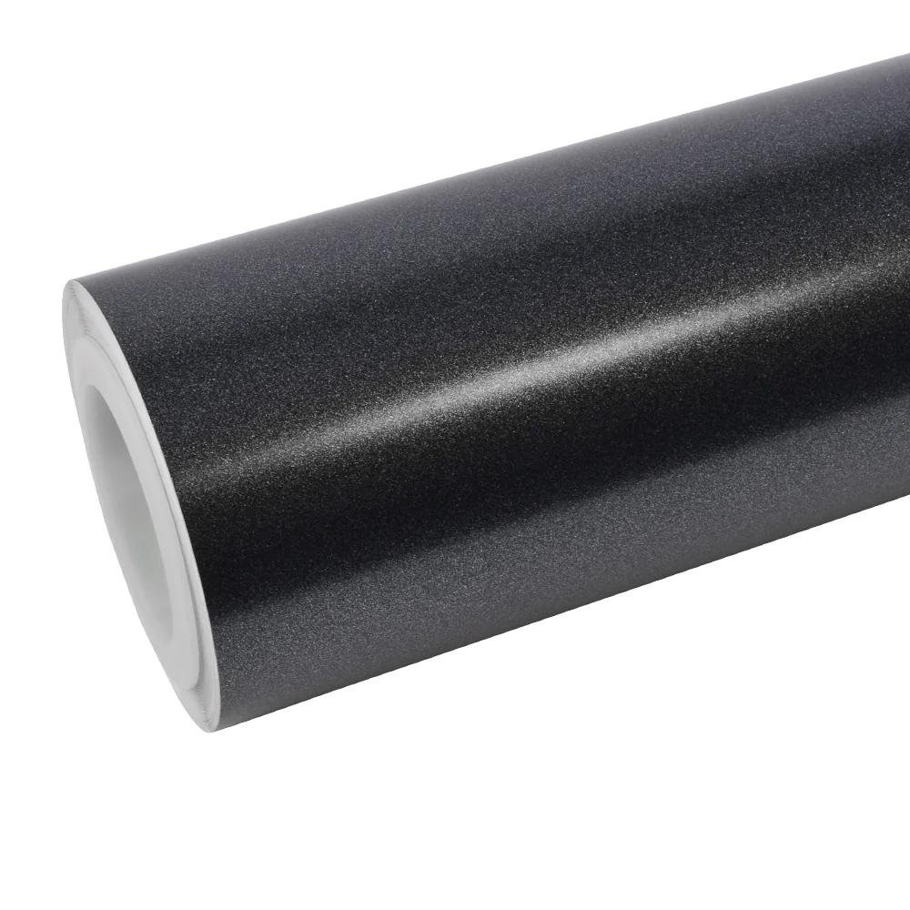 HIGHCOOL EM-110 6.5mil PVC Car Wrap Film Self-Healing Pearl Metal Space Grey Full Body High Gloss Tint Color Changing Car Film