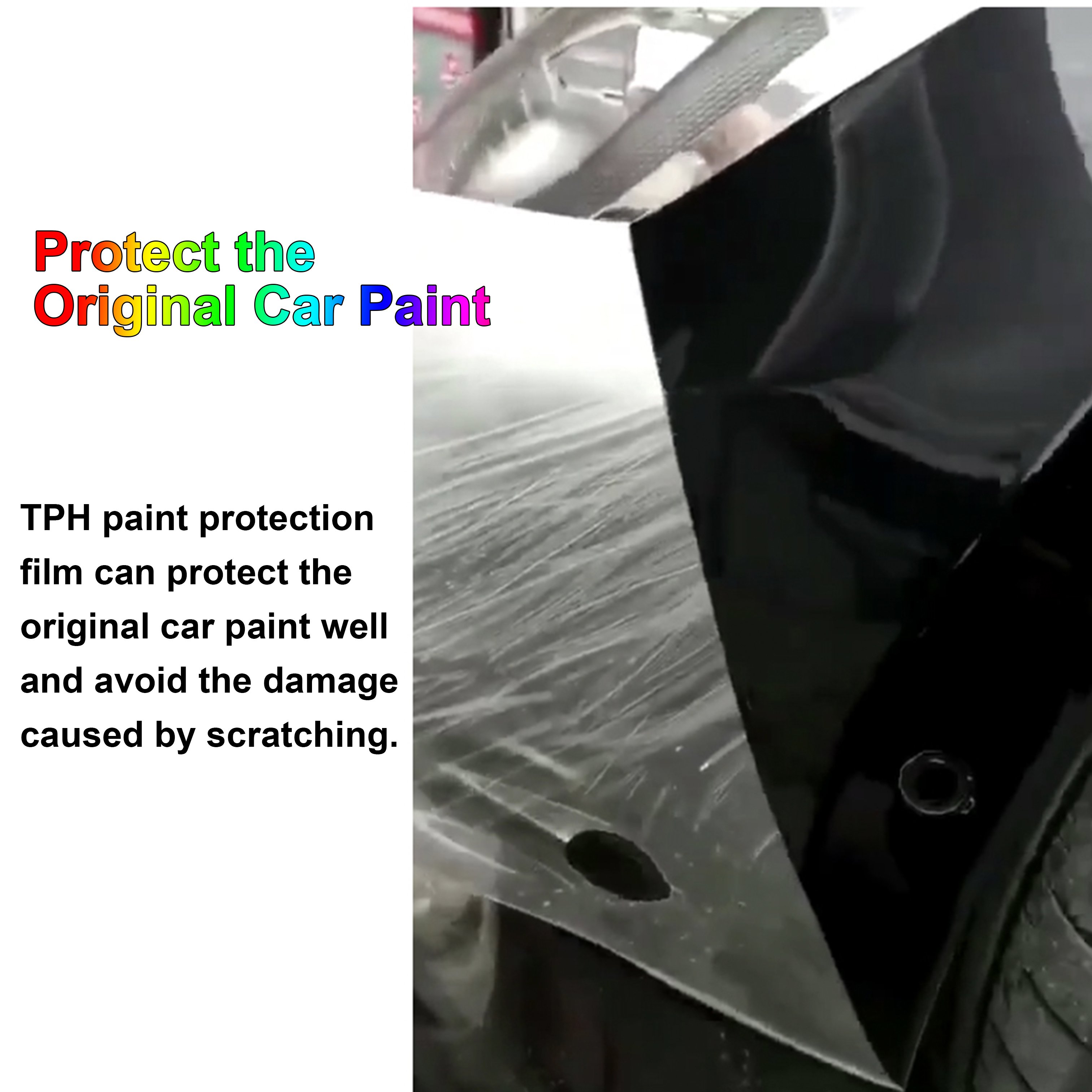Hot Sales Glossy Clear 7.5 Mil Coated Anti-Scratch TPH Car Film PPF Wrap Vinyl Luxury Business Hydrophilic Auto Car Body