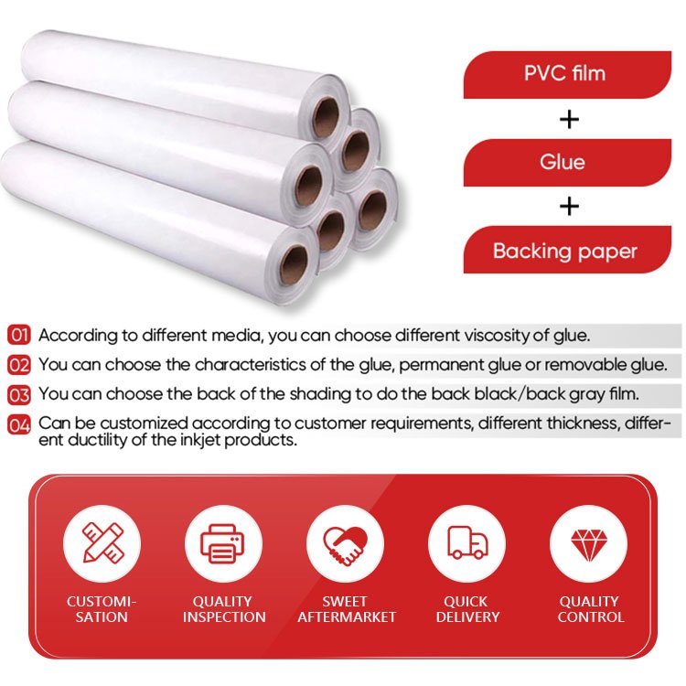 Self Adhesive Vinyl For Vehicle Vinyl Stickers Material Pvc Self Adhesive Vinyl Material For Furniture
