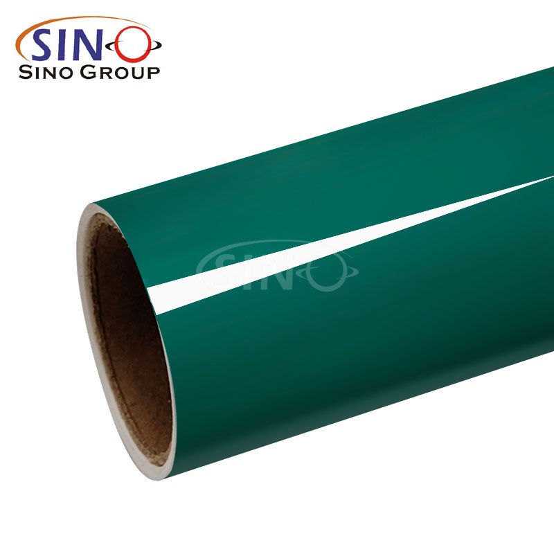 New material PET GM-01P Popular Super Gloss Piano Black Glossy Vinyl Low Stick Crystal Vehicle Film