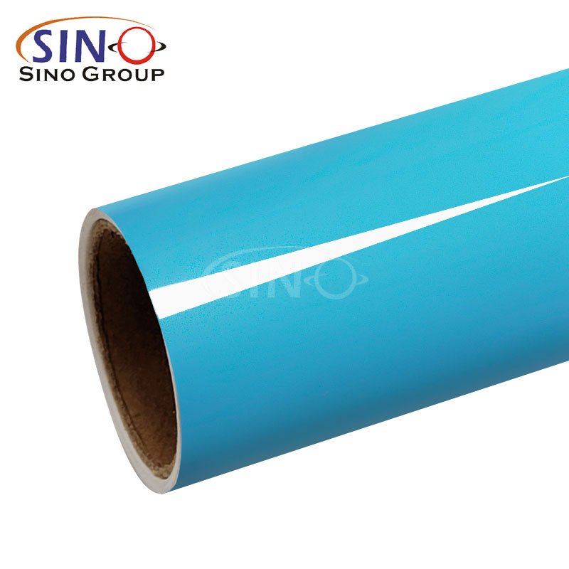 New material PET GM-01P Popular Super Gloss Piano Black Glossy Vinyl Low Stick Crystal Vehicle Film