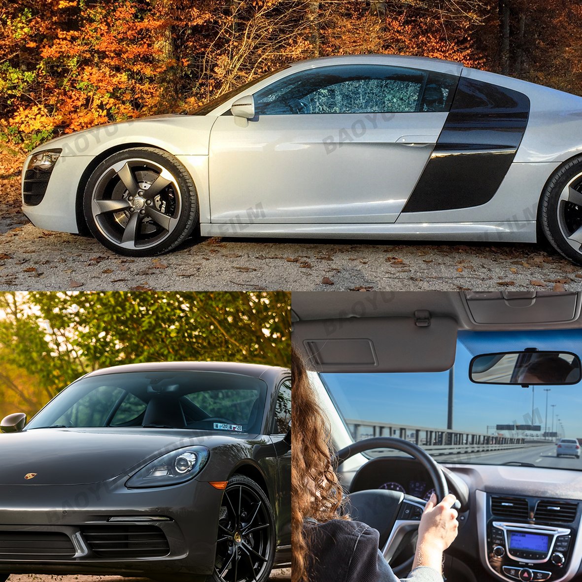 Nano Ceramic 6% ~ 65% VLT Auto Window Tinting Film HP series Car Films