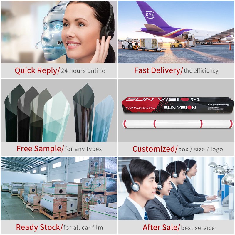 Privacy protection hot selling 99% high IR rejection VLT 5% 20% 35% 75% car window nano ceramic film chcrcoal car window film