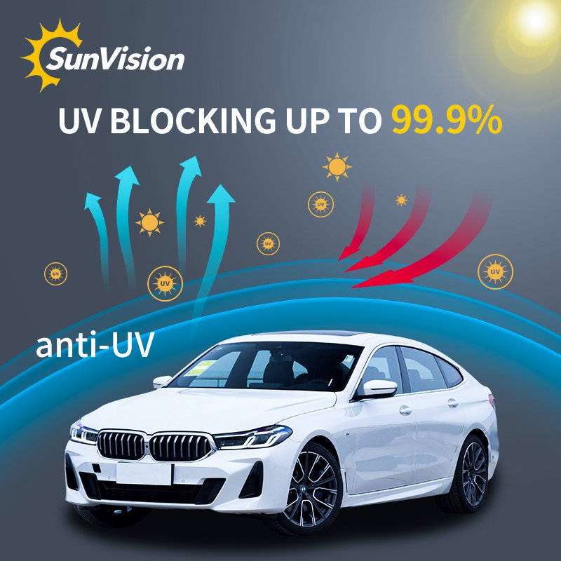 Privacy protection hot selling 99% high IR rejection VLT 5% 20% 35% 75% car window nano ceramic film chcrcoal car window film