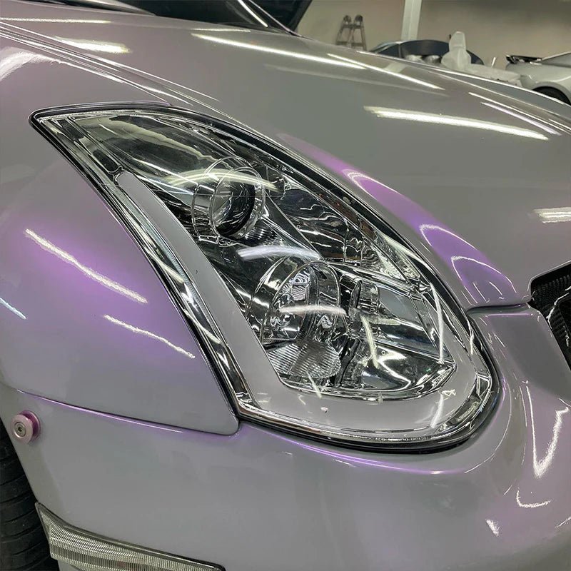 Candy Metallic Gray Purple Color TPU PPF paint protection film car films 1 rolls 1.52*16M thickness 8mil Color Change PPF