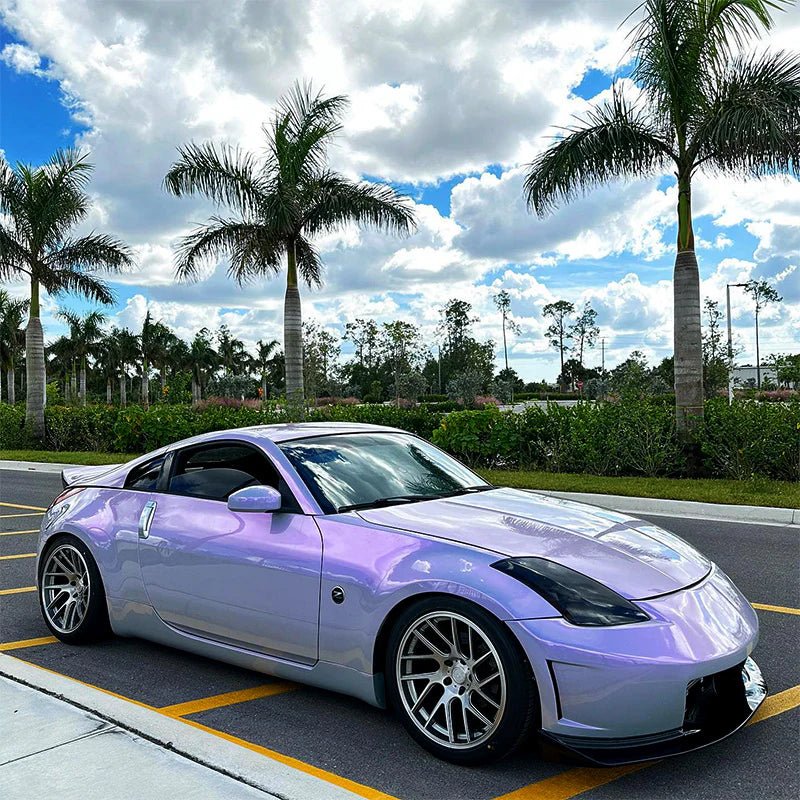 Candy Metallic Gray Purple Color TPU PPF paint protection film car films 1 rolls 1.52*16M thickness 8mil Color Change PPF