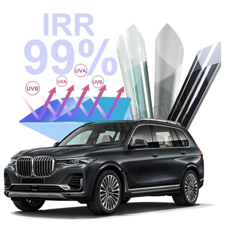 100% UV proof nano ceramic film tint film window solar car insulfilm factory price glass tint automotive nano ceramic car film