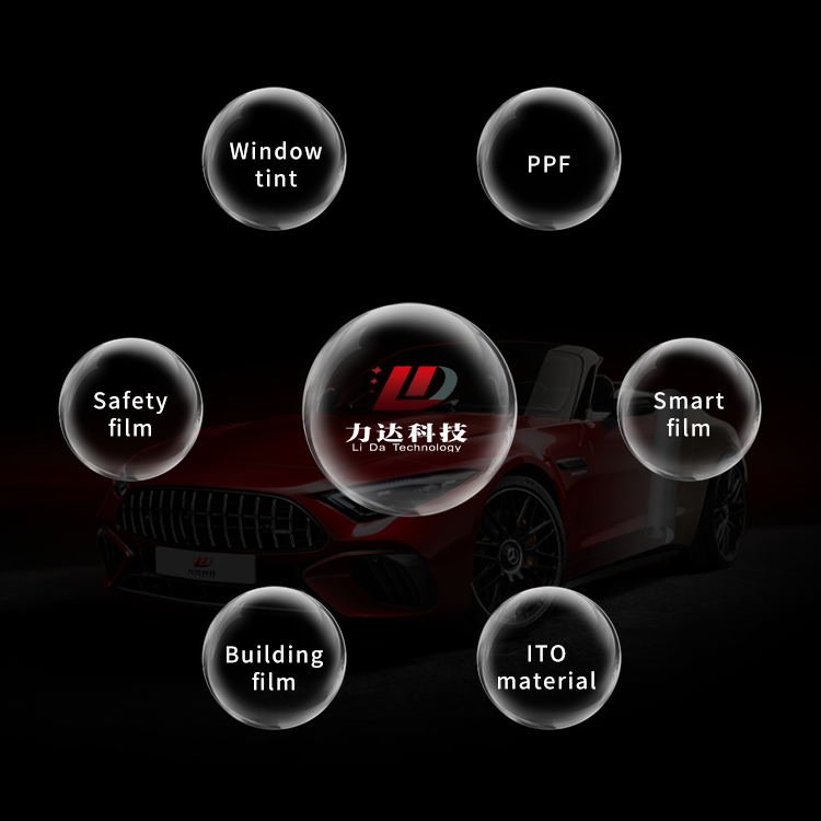 LIDA 10 Years Warranty Adhesive Force 1100gf Anti Scratch Car Body Tpu Self Adhesive 1.52*15m Clear Paint Protection Films