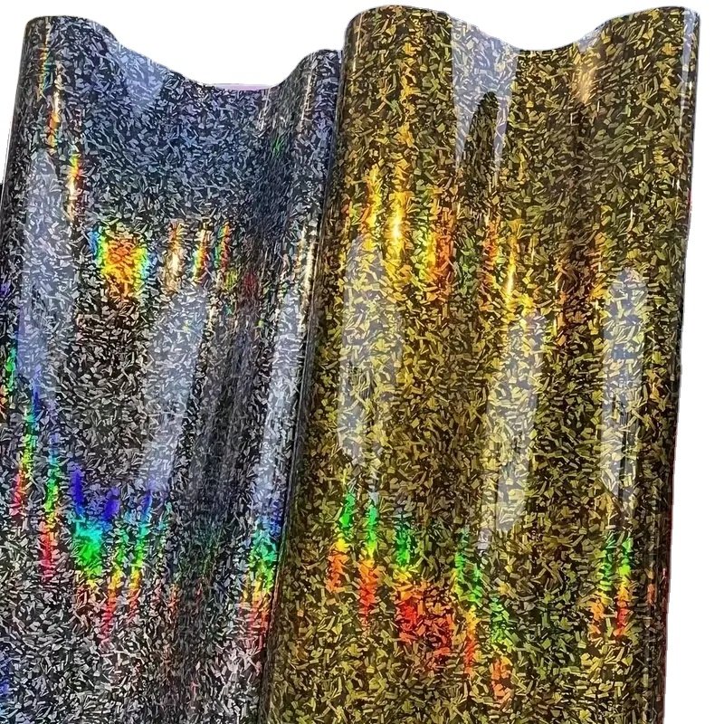 Car rainbow flower carbon silver color change film, car protective film, car PET forged carbon fiber film, car clothing