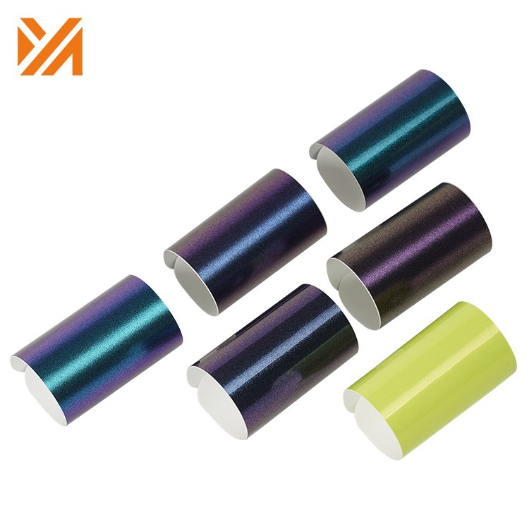 Color Changing Auto Vinil Sticker Film Vinyl Wrapping Foil Paper Car Chameleon Vinyl Wrap