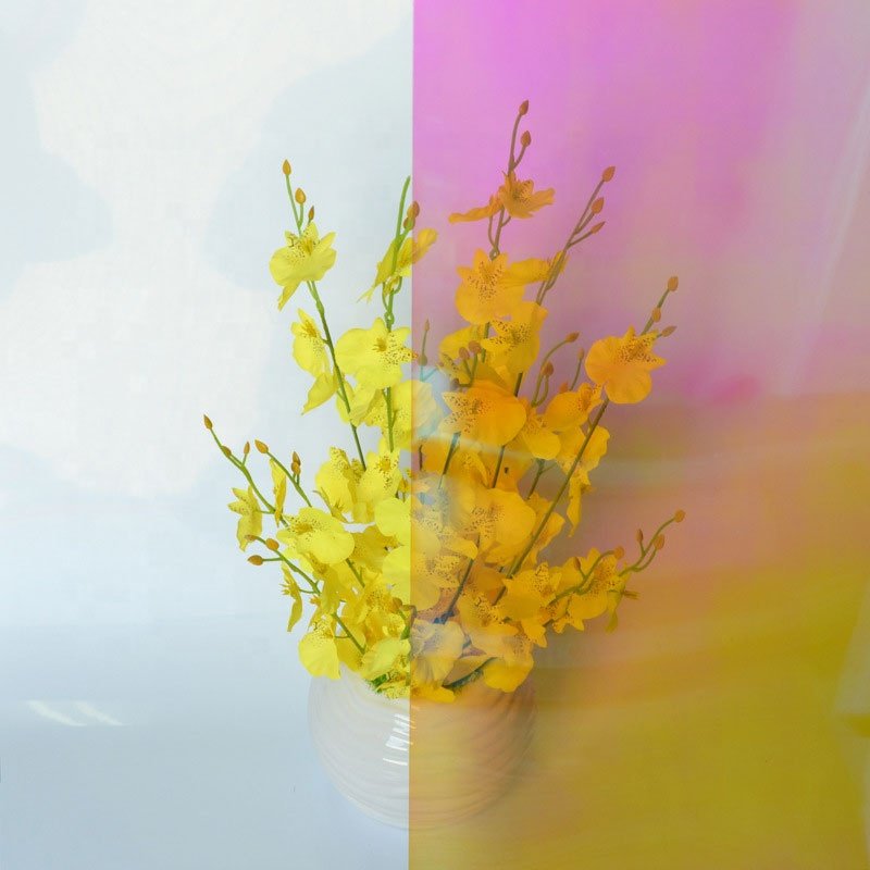 PET Rainbow And Iridescent Variable Transparency Window Film for Decorative Films For Car Windows