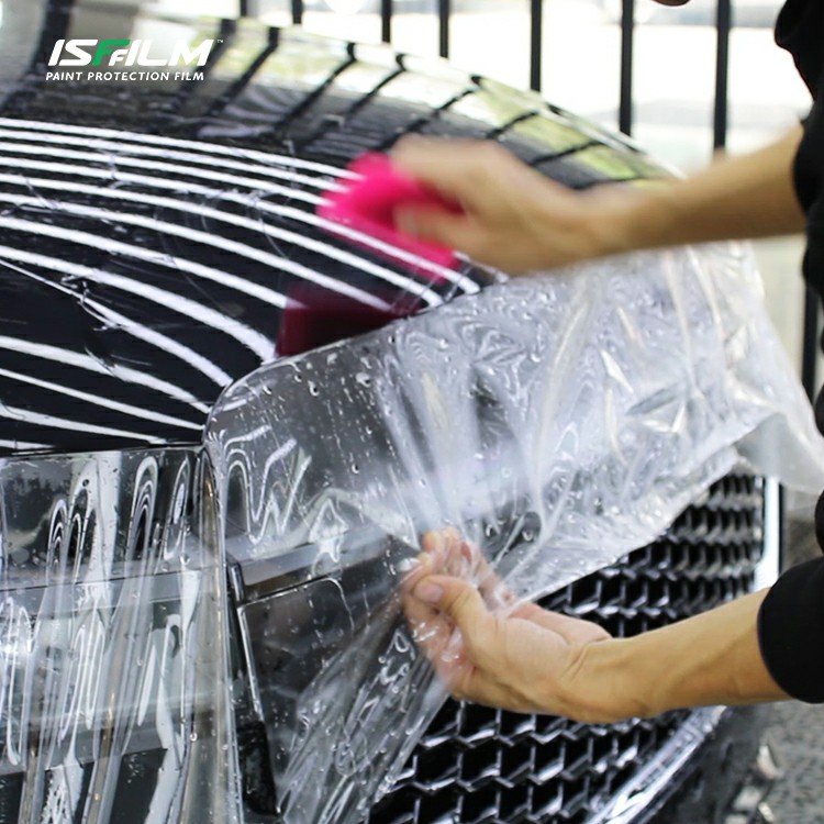 ISF 15 years warranty NG-157 glossy tpu Polycarbonate anti scratch automotive paint protection wrapping price ppf roll car film