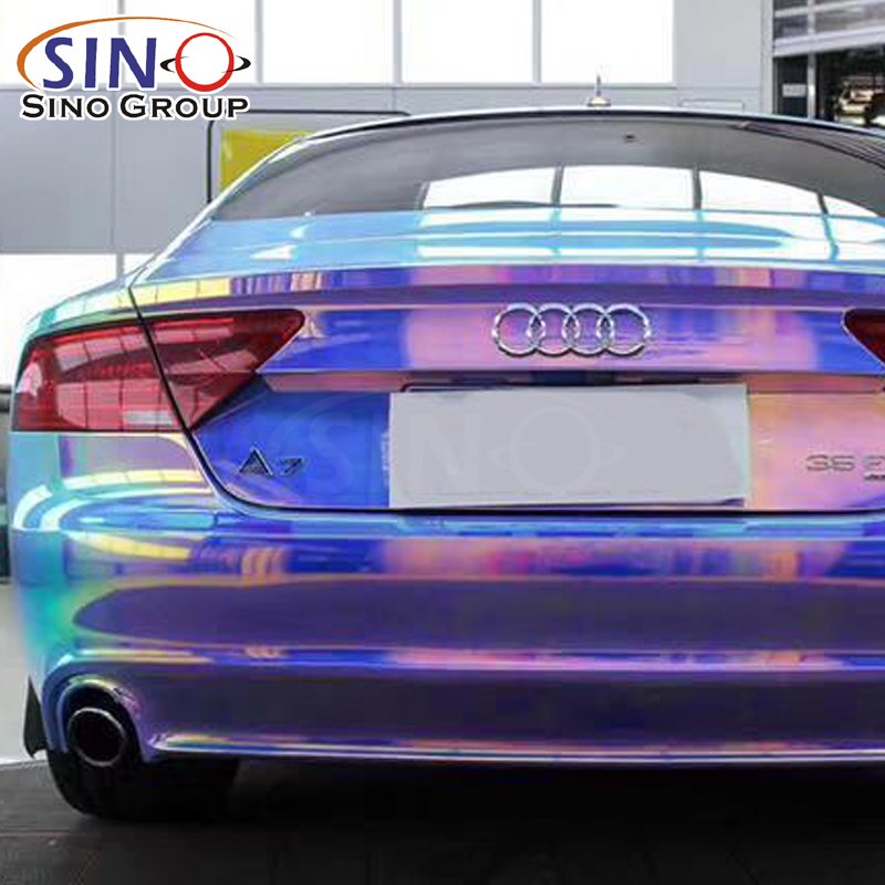 Cool Chrome Rainbow Full Body Decoration Material Auto Film Car Wrap Sticker