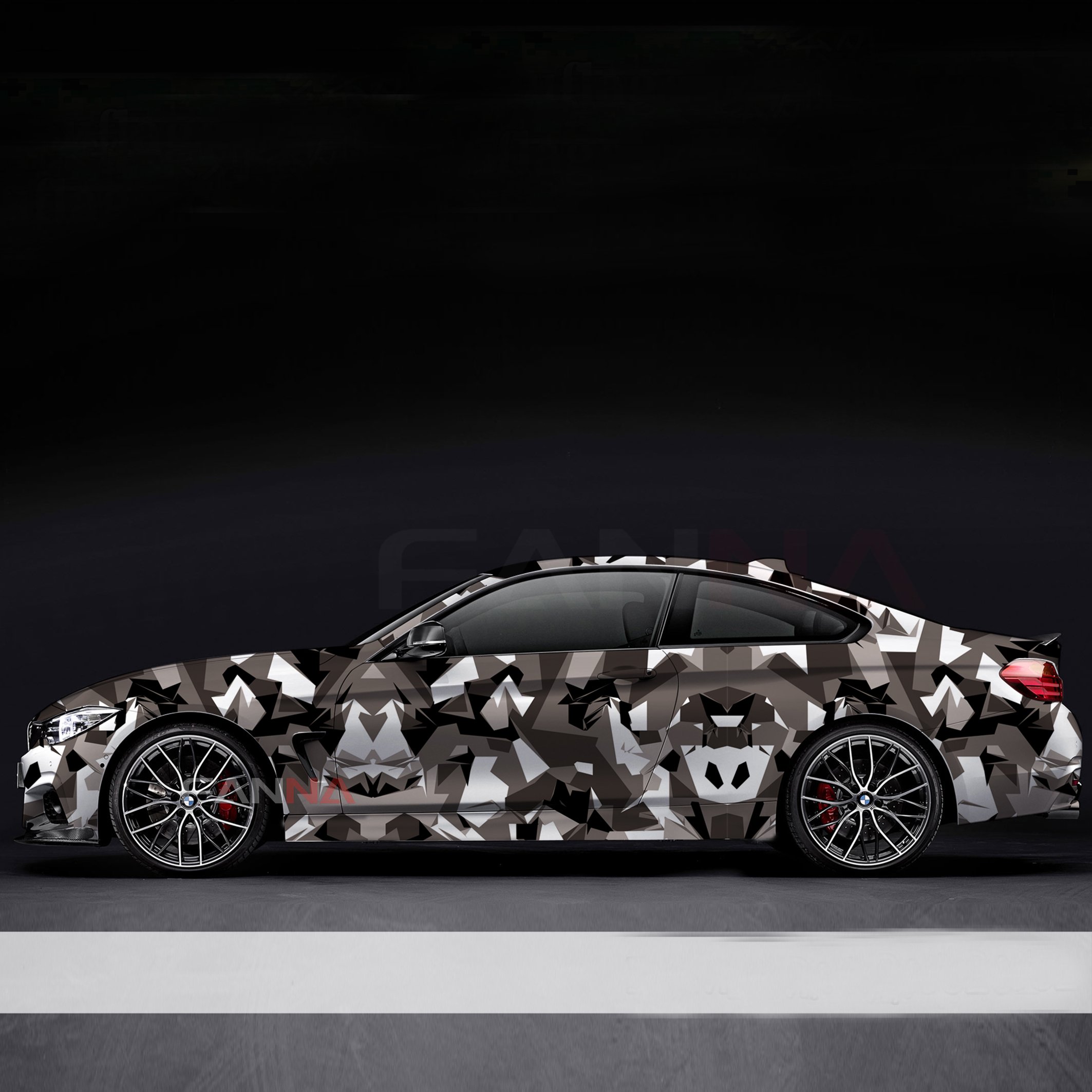1.52*30M Self Adhesive Printed Camouflage Car Films Removable Glue Colorful Wrapping Vinyl Wrap Foil Paper Roll