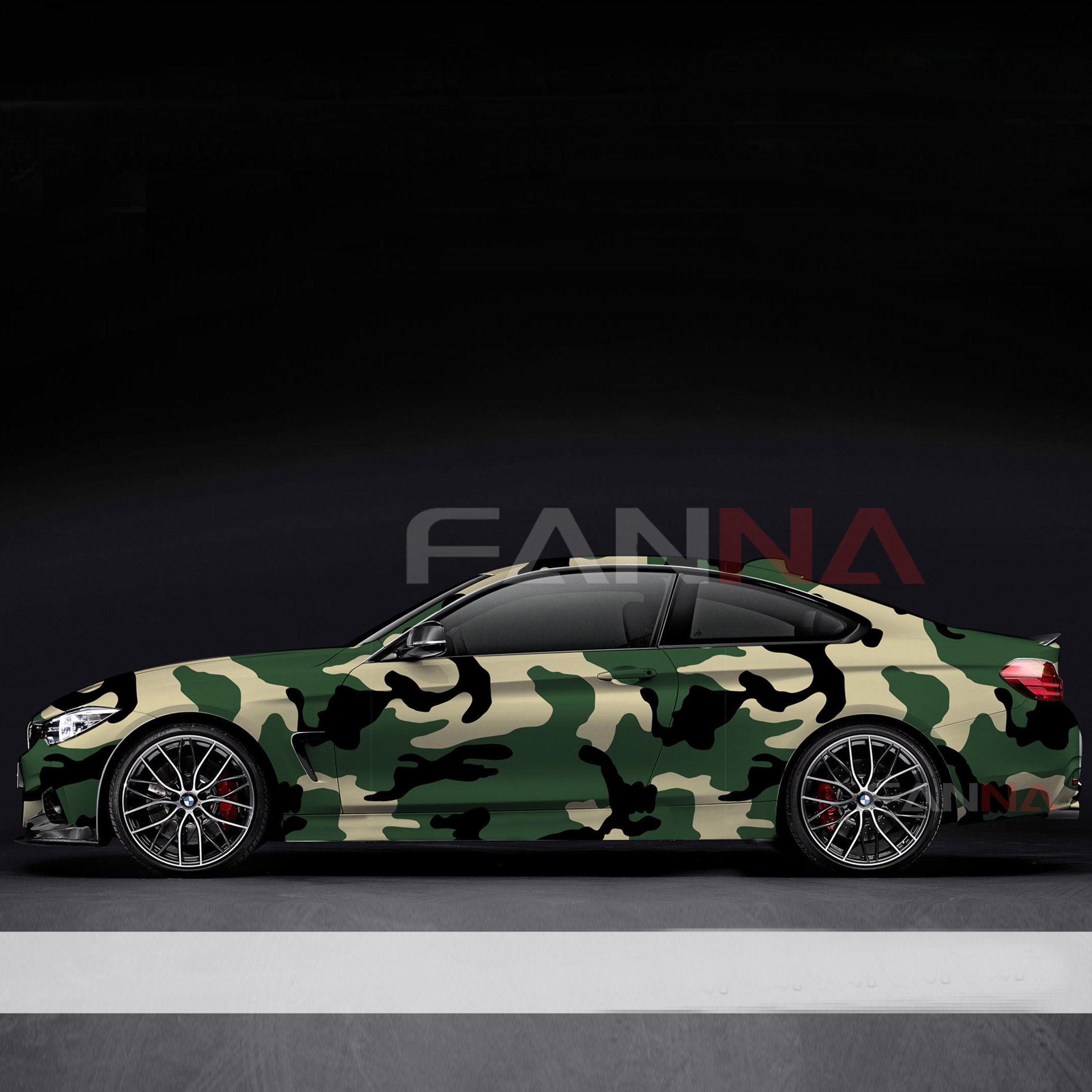1.52*30M Self Adhesive Printed Camouflage Car Films Removable Glue Colorful Wrapping Vinyl Wrap Foil Paper Roll