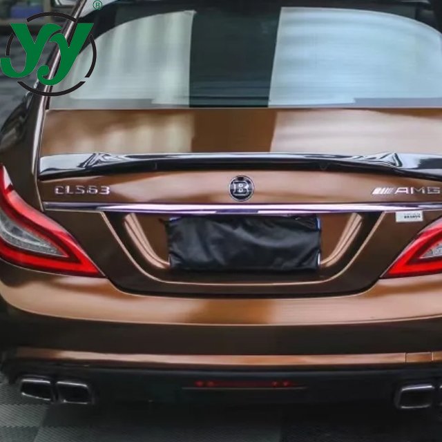 Foshan Starwrap 1.52x18M Glossy Metallic Liquid Coco Brown Vinyl Wrap Film