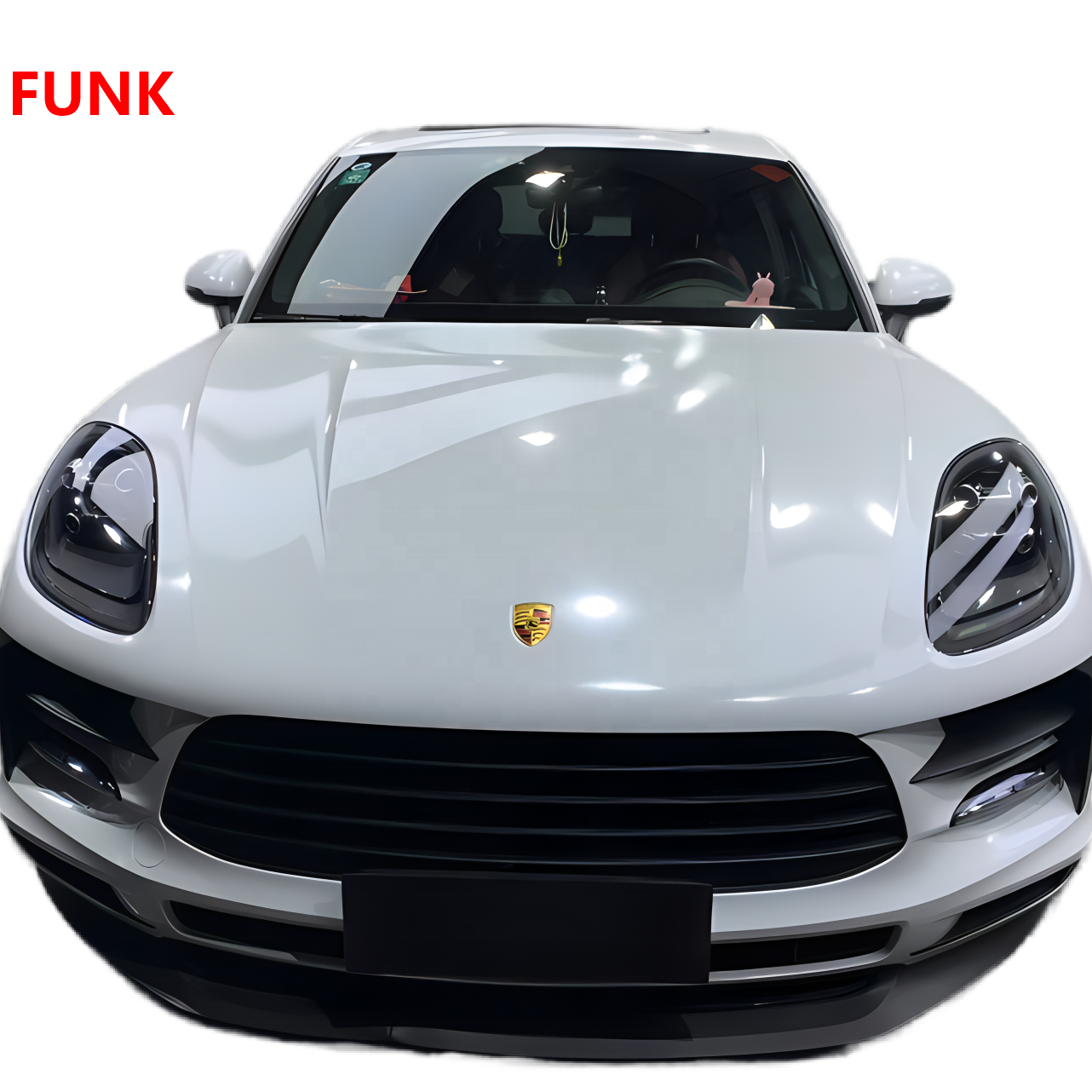 FUNK vinyl wrap car film rolls 1.52*17m Pearl White PVC