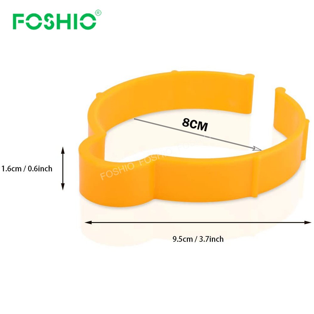 Foshio Customize Logo Car Vinyl Film Kit Roll Clamp Wrap Clip Hoop Ring