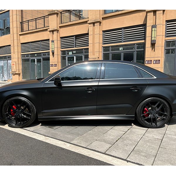 1.52*18m Car Vinyl Wrap Film Foil For Auto Wraps Stickers Black Color Wrapping Vinyl Changing Color Sticker