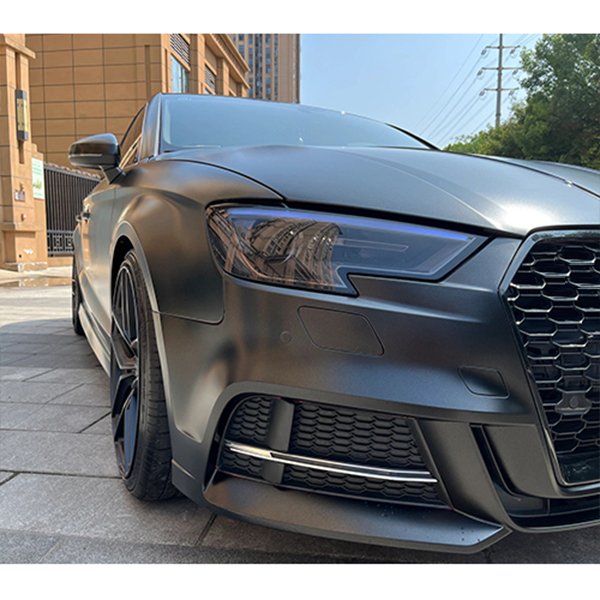 1.52*18m Car Vinyl Wrap Film Foil For Auto Wraps Stickers Black Color Wrapping Vinyl Changing Color Sticker