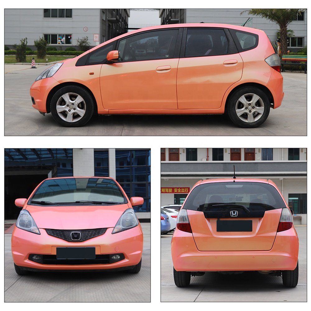 CARLAS 1.52*17m/roll Phantom Onyx Purple Vinyl Wrap Film Car Stickers Vehicle Color Changing Film