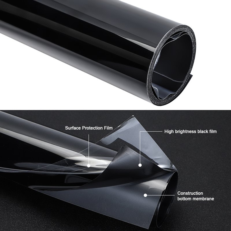 Suitable for Tesla Cybertruck 2024 TPU full car custom anti-scratch film pre-cut protective high brightness black film