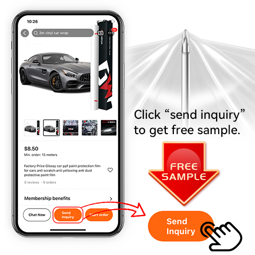 10 Years Warranty Clear PPF 6.5mil 7.5mil 8.5mil 9.5mil Self Healing TPH Paint Protection Film TPU PPF Film Roll 1.52*15m