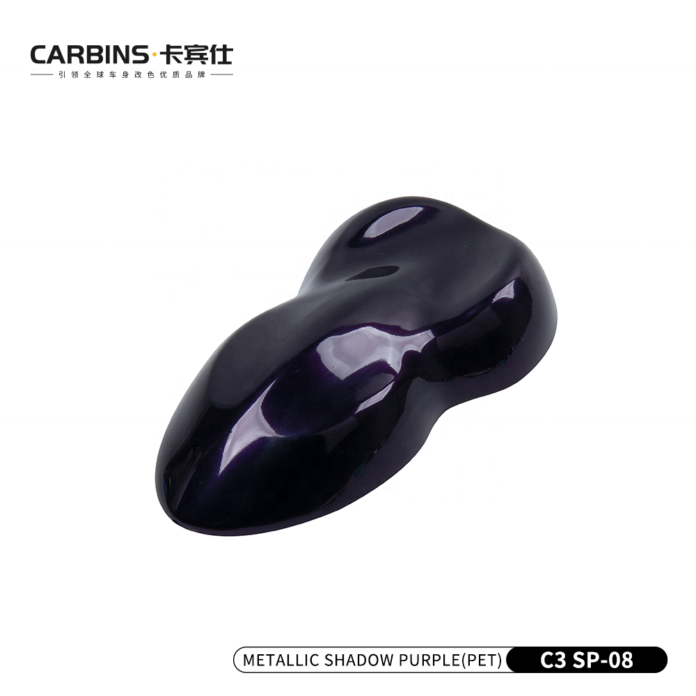Carbins Hot Sale Metallic Paint Shadow Purple Wrap Vinyl Car Films Pet Film Vinyl Adhesive Wrapping PVC Film Decorative Sticker