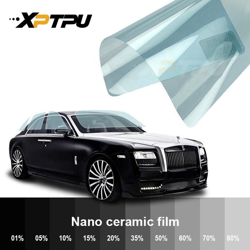 High Quality 3M Auto Window Tint Film 80% Self Healing 1.52*30M Insulation Self Healing Roll Nano Ceramic