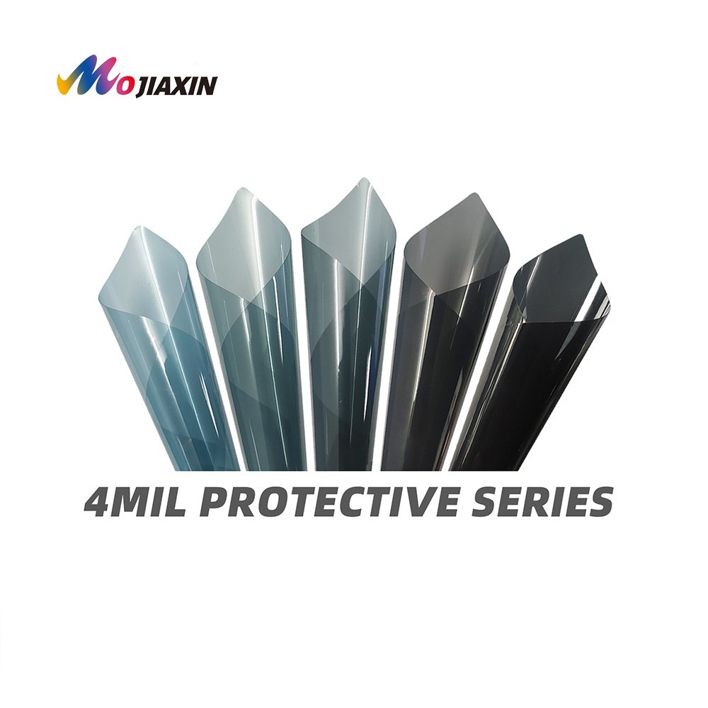 4MIL Nano Ceramic Tint Solar Windshield Safety Window Film 35% VLT High UV Protection Anti-Scratch PET Material