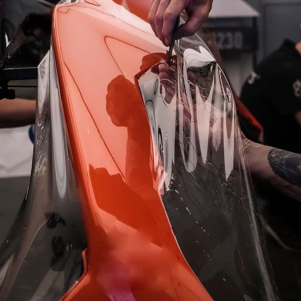 Clean Car Film 8.5 Mil Anti-yellowing Car Ppf Film Color Wrap Heat Repair High Brightness Clear Tpu Car Wrap Base Film