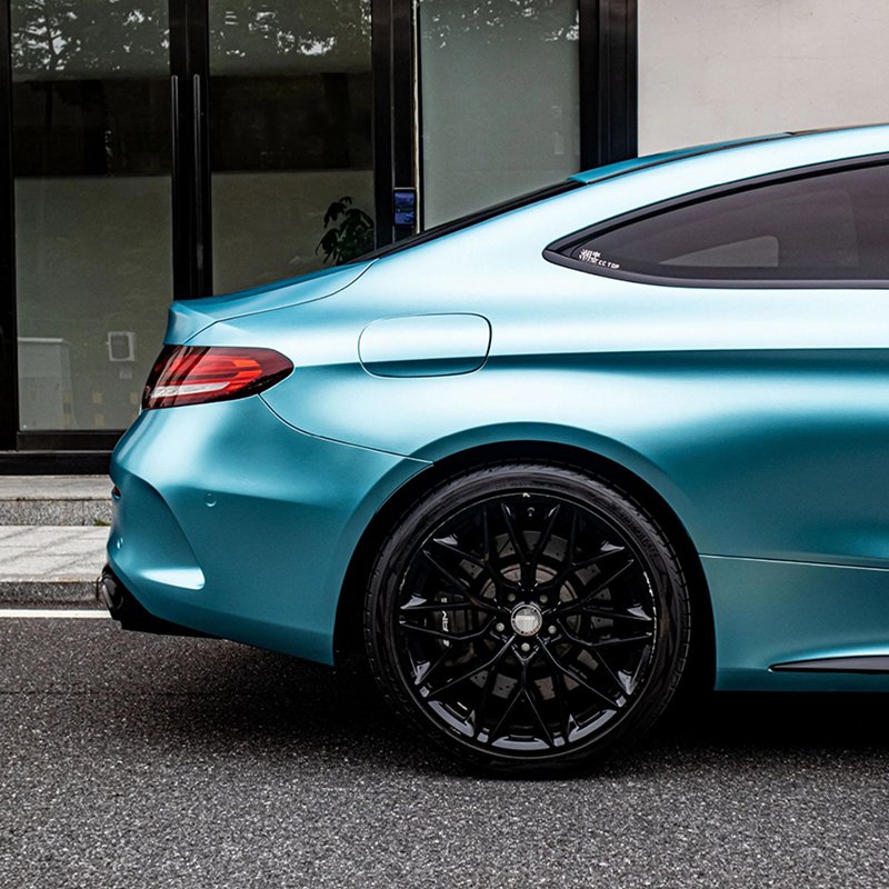 Hot Selling Car Wrapping Vinyl Factory Auto Color Changing Film Self Adhesive High Glossy Electric Lake Blue For Car Body