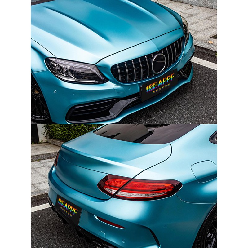 Hot Selling Car Wrapping Vinyl Factory Auto Color Changing Film Self Adhesive High Glossy Electric Lake Blue For Car Body