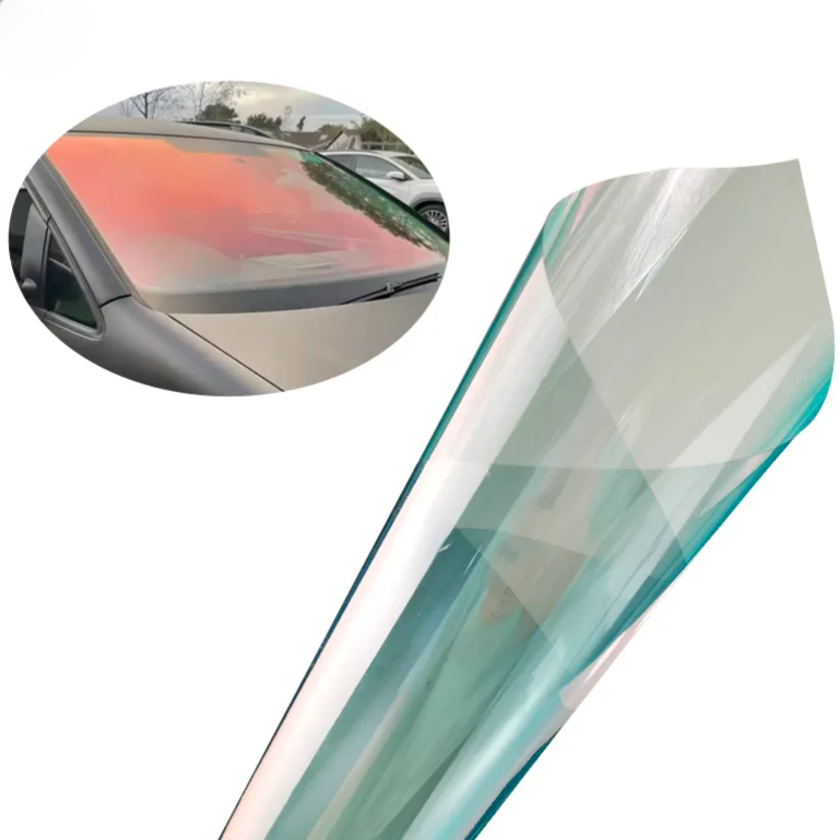 CR70 80% VLT chameleon window film car window tone, anti-ultraviolet 1*30m/roll anti-glare heat insulation explosion-proof film