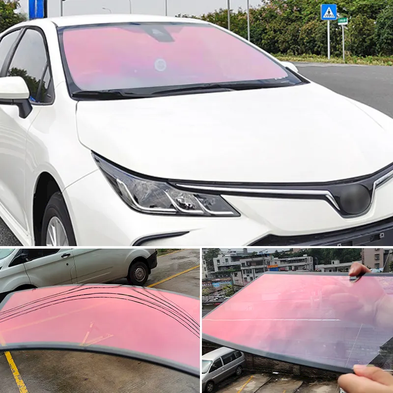 CR70 80% VLT chameleon window film car window tone, anti-ultraviolet 1*30m/roll anti-glare heat insulation explosion-proof film