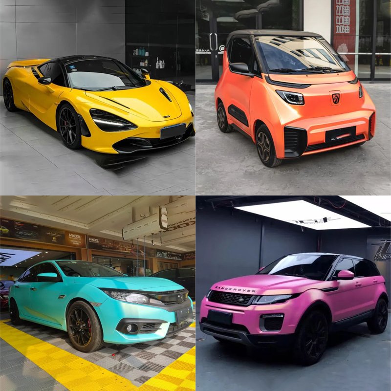 Automotive Color Film Vehicle Wrap Vinyl Car Wrap Film for Car Films Change the car body color