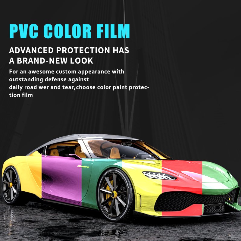 Automotive Color Film Vehicle Wrap Vinyl Car Wrap Film for Car Films Change the car body color