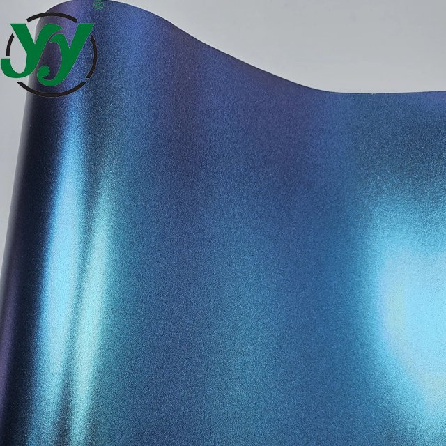 Matte Metallic Chameleon Purple Phantom Blue Automotive Sticker for Car Wrap Vinyl Decals for Vehicle Car Tuning Stickers Film