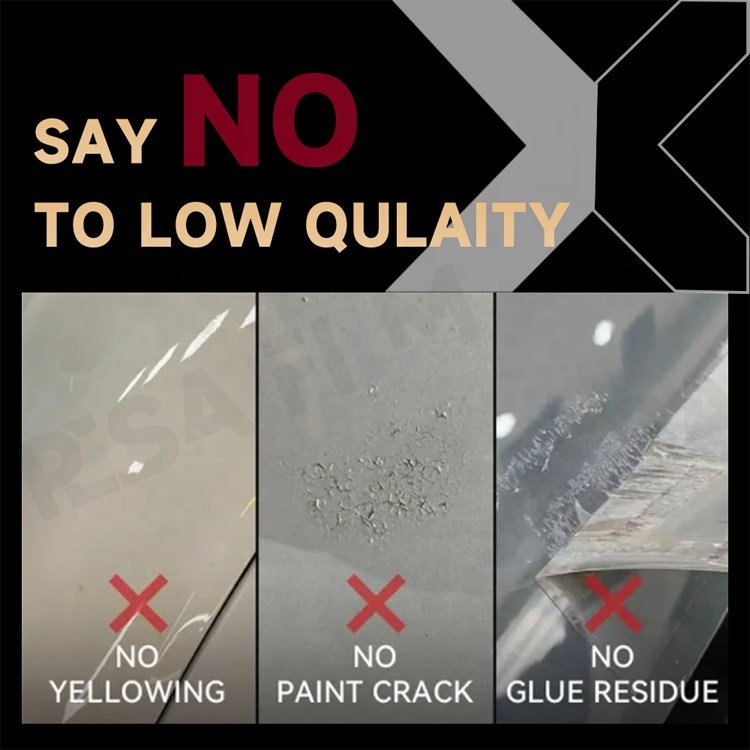PESA Car self adhesive film roll clear wrap vinyl headlight ppf paint protection film for car
