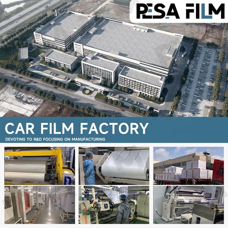 PESA Car self adhesive film roll clear wrap vinyl headlight ppf paint protection film for car