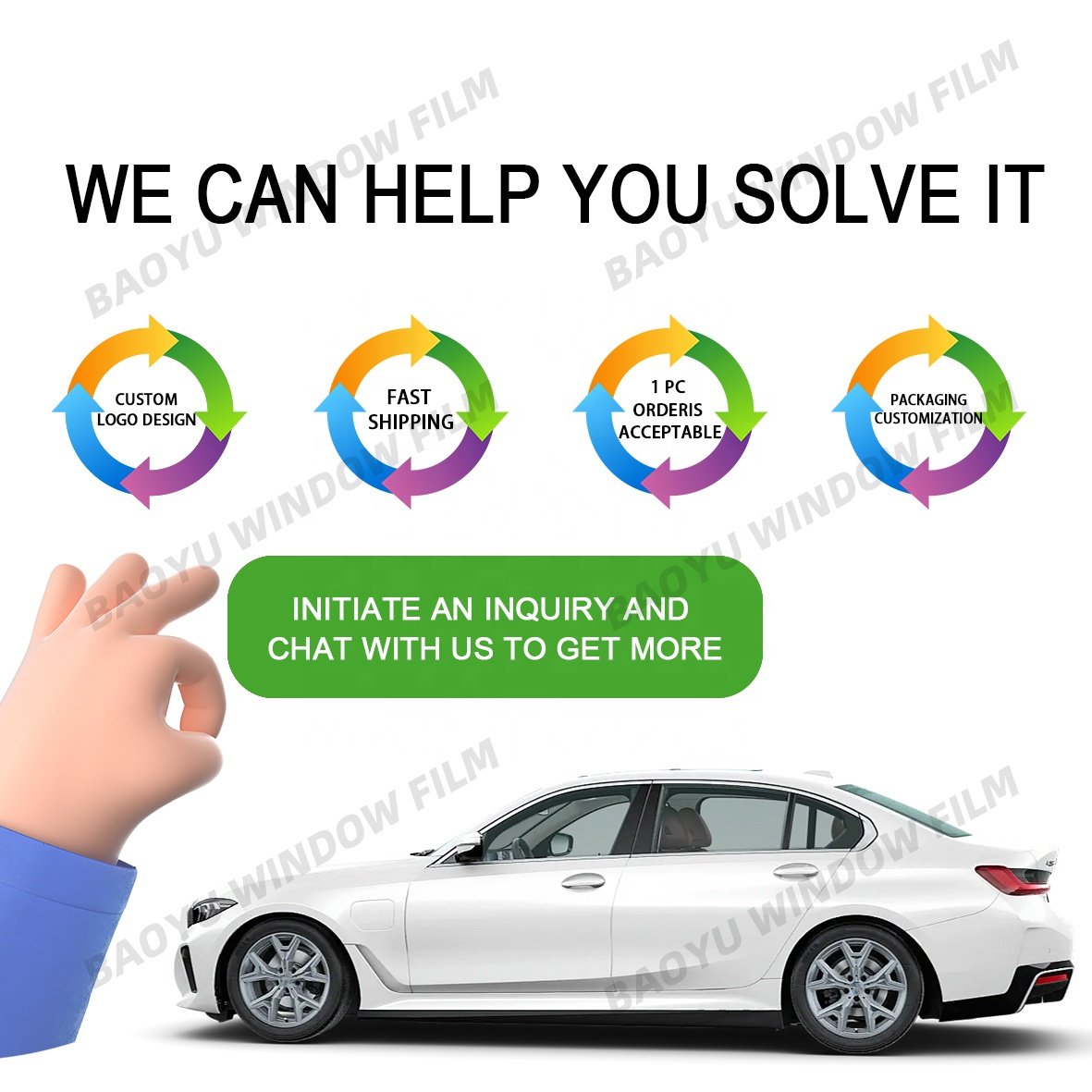 1.52m*15m tpu PEARLESCENT WHITE Scratch resistance colored PPF self-healing car paint protection film chang color