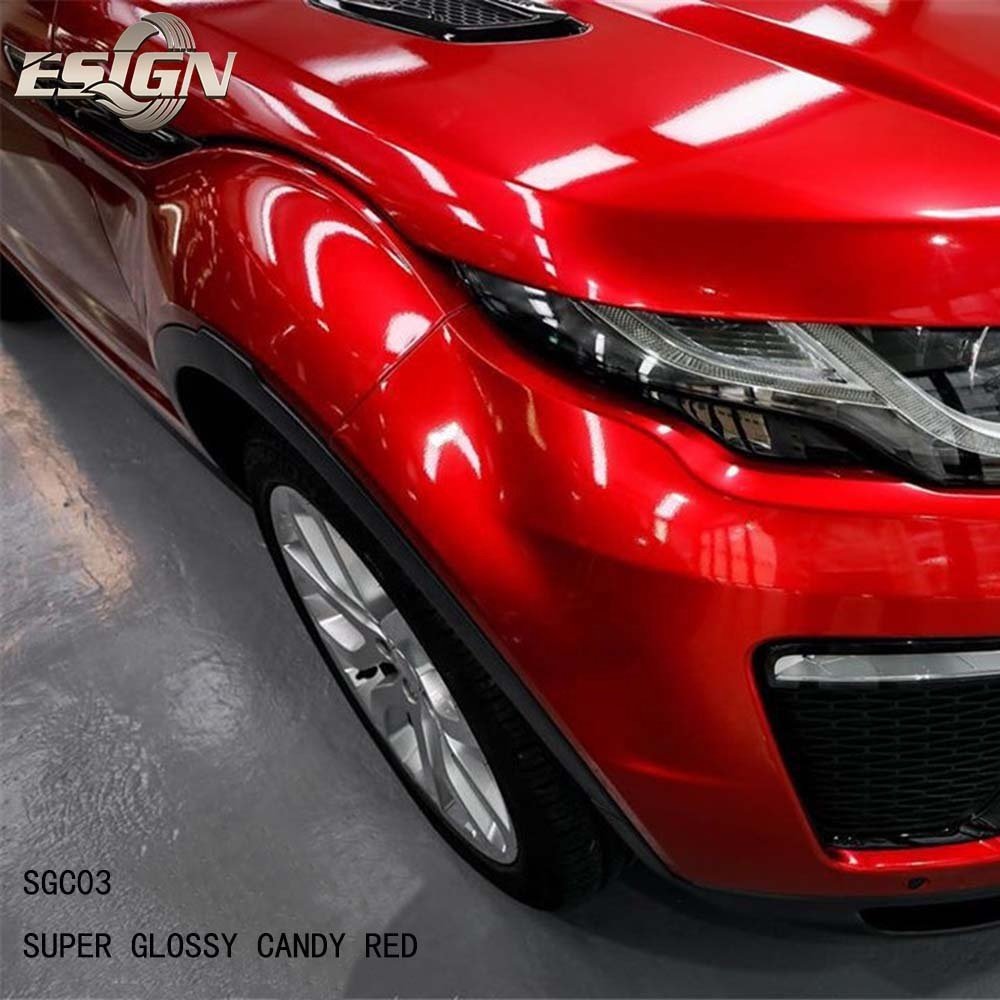 AURORA Candy Red Car Wrap Vinyl Film Foil Stickers Custom Automotive Cover Decal