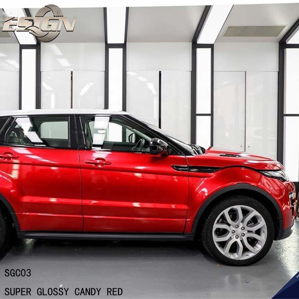 AURORA Candy Red Car Wrap Vinyl Film Foil Stickers Custom Automotive Cover Decal