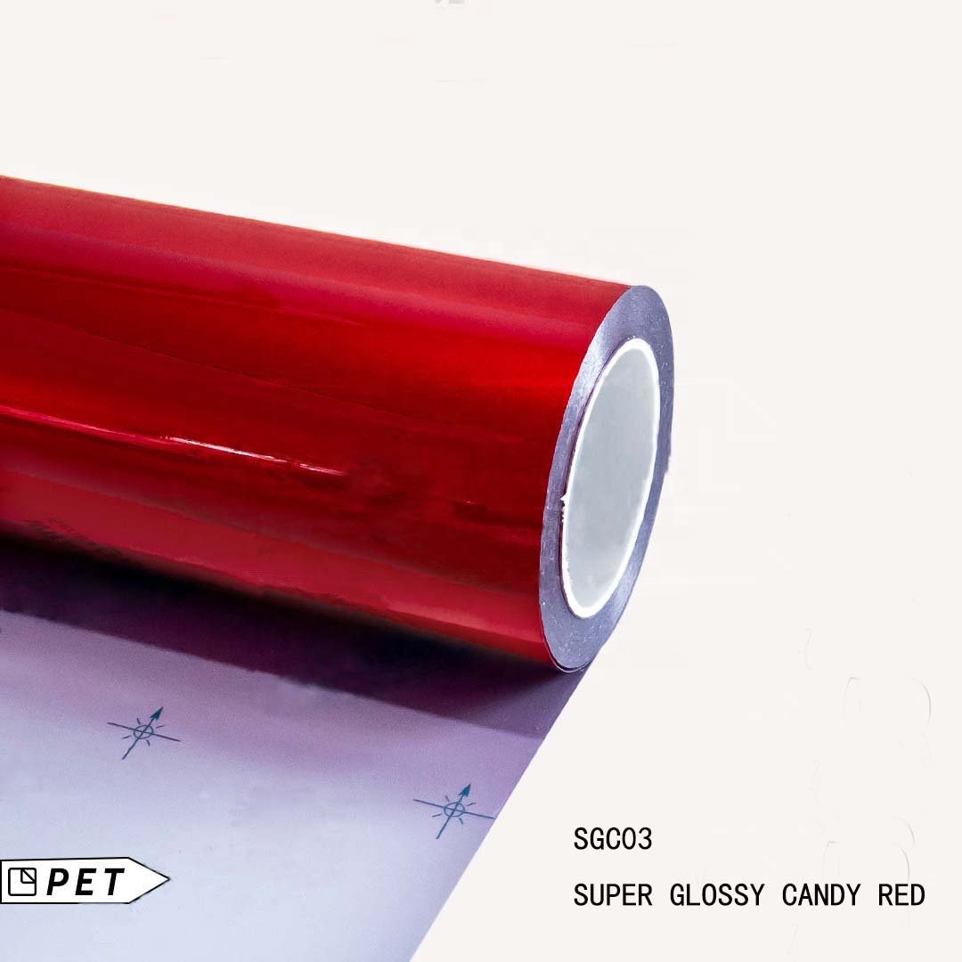 AURORA Candy Red Car Wrap Vinyl Film Foil Stickers Custom Automotive Cover Decal