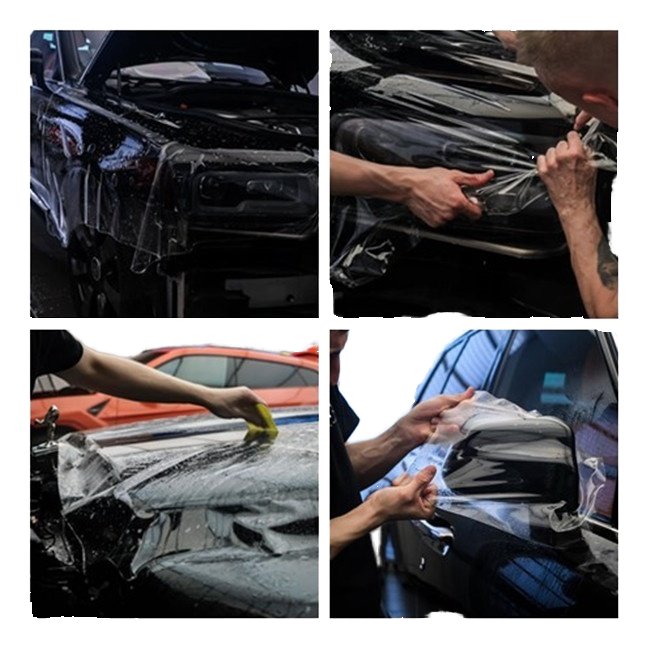 Self Healing TPU Paint Protective Film for Car Body Transparent Clear PPF Anti Scratch Car Film Automotive Wrap Film Free Sample