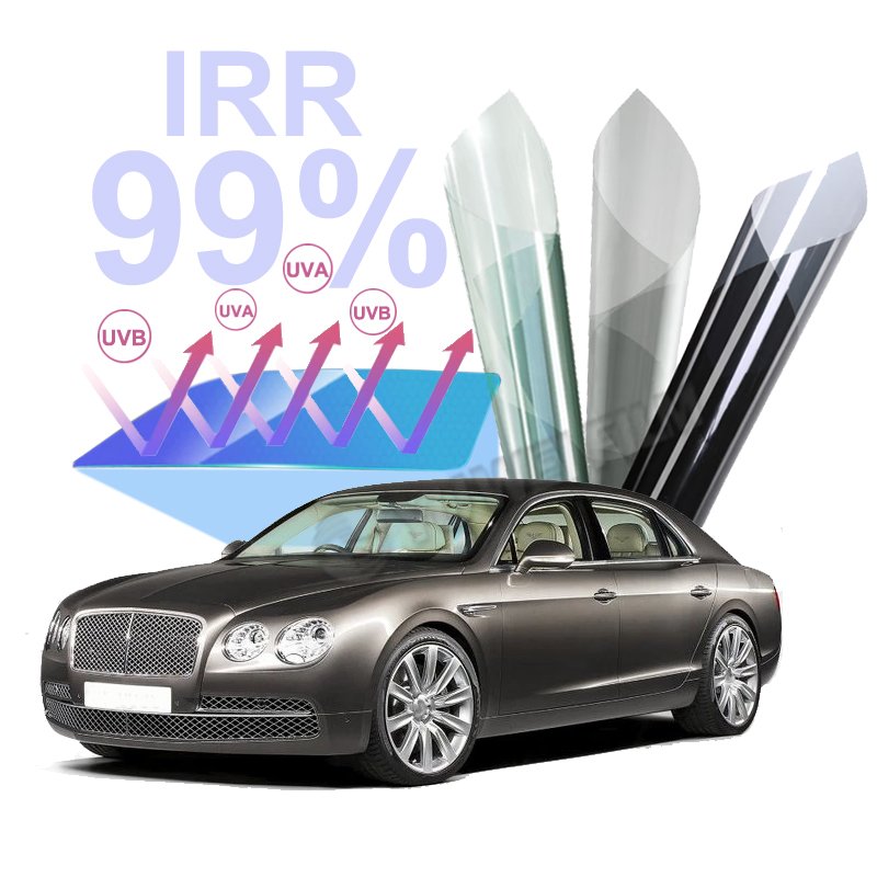 IRR99% High Thermal Insulation Nano Ceramic Film Car Windows Solar front Windshield car window film heat insulation car film