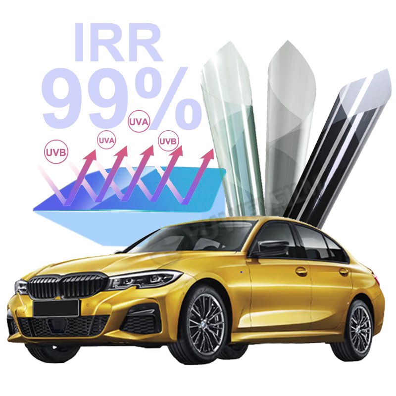IRR99% High Thermal Insulation Nano Ceramic Film Car Windows Solar front Windshield car window film heat insulation car film