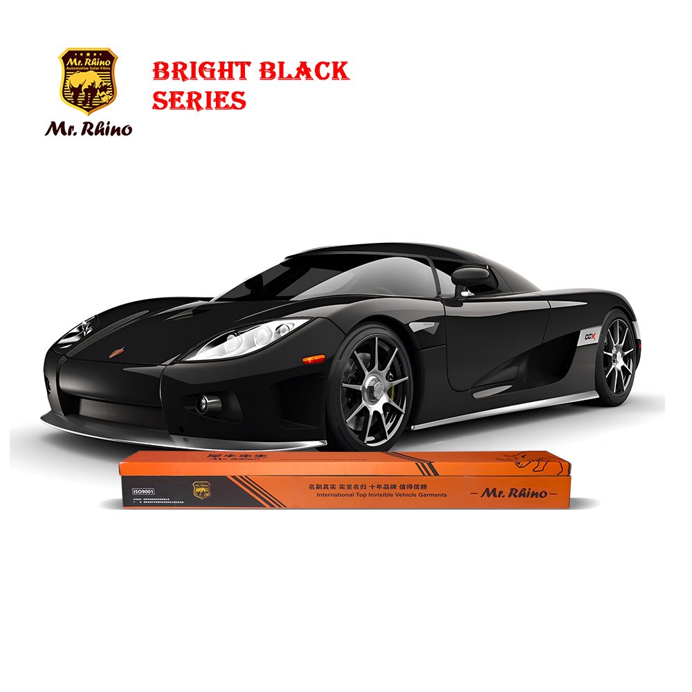 Mr Rhino Glossy Black PFF TPU Self Healing Anti Scratch Color Changing UV Proof Car Protection Waterproof